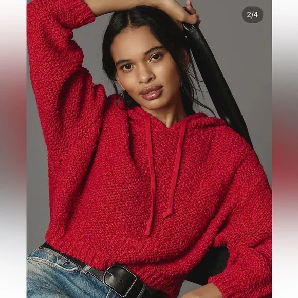 Pilcro Sailcloth Hooded Sweater - Picture 2 of 4